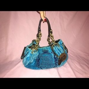 Blue Velvet Juicy Couture Purse